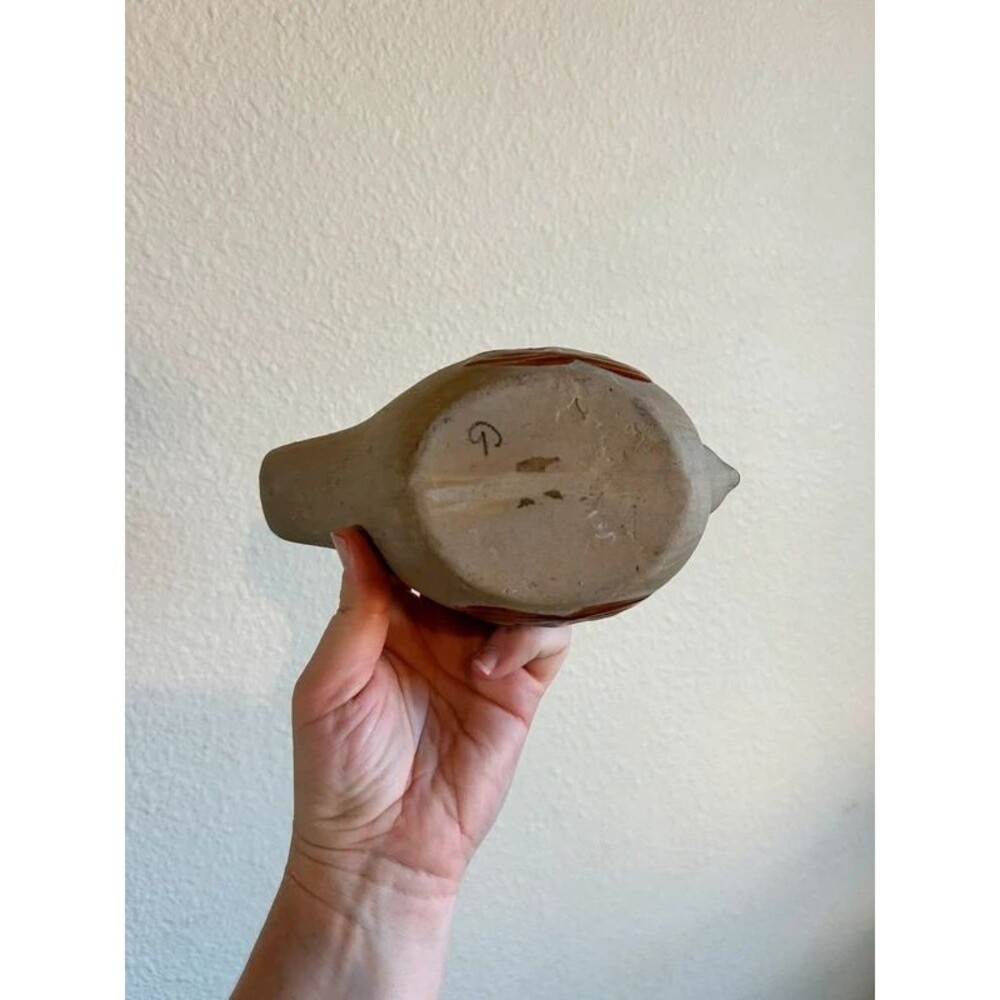 Vintage 1970s Ceramic Bird Planter Folk Art Dove - Picture 5 of 5